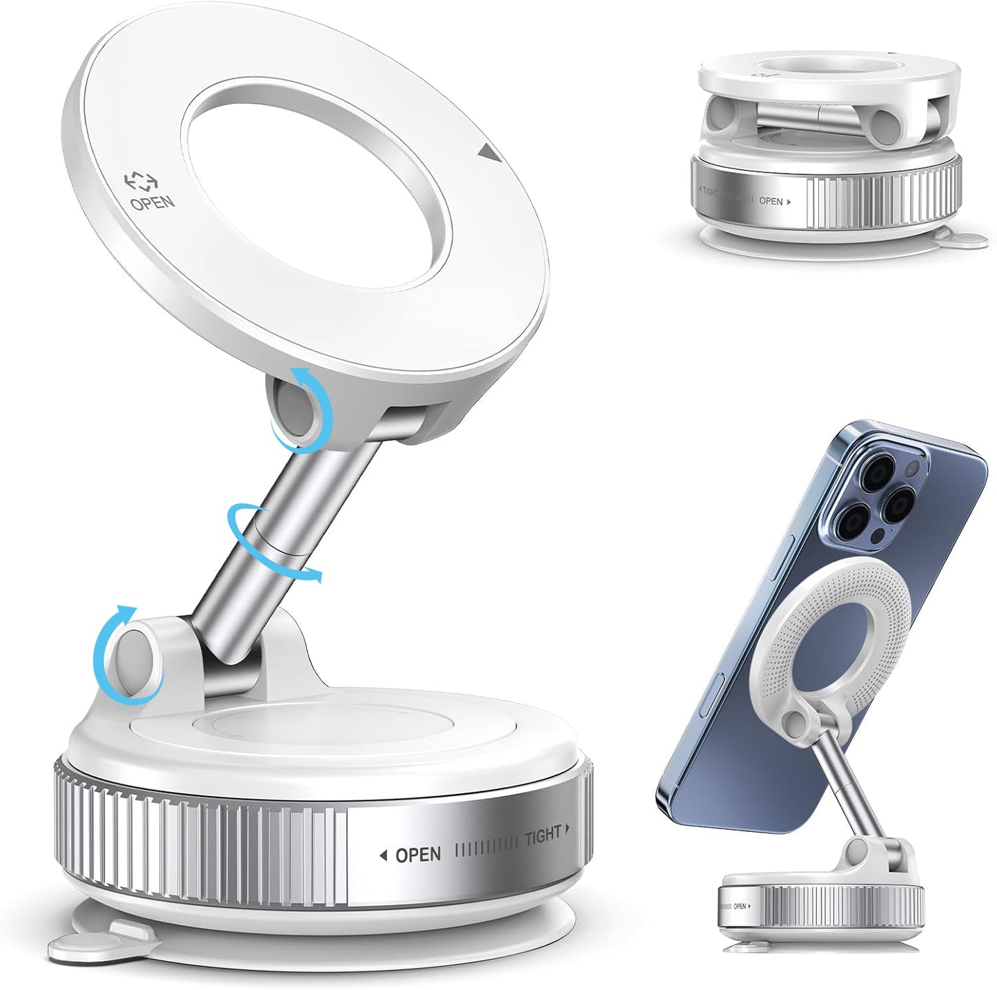 MagLock 360° Foldable Magnetic Phone Mount