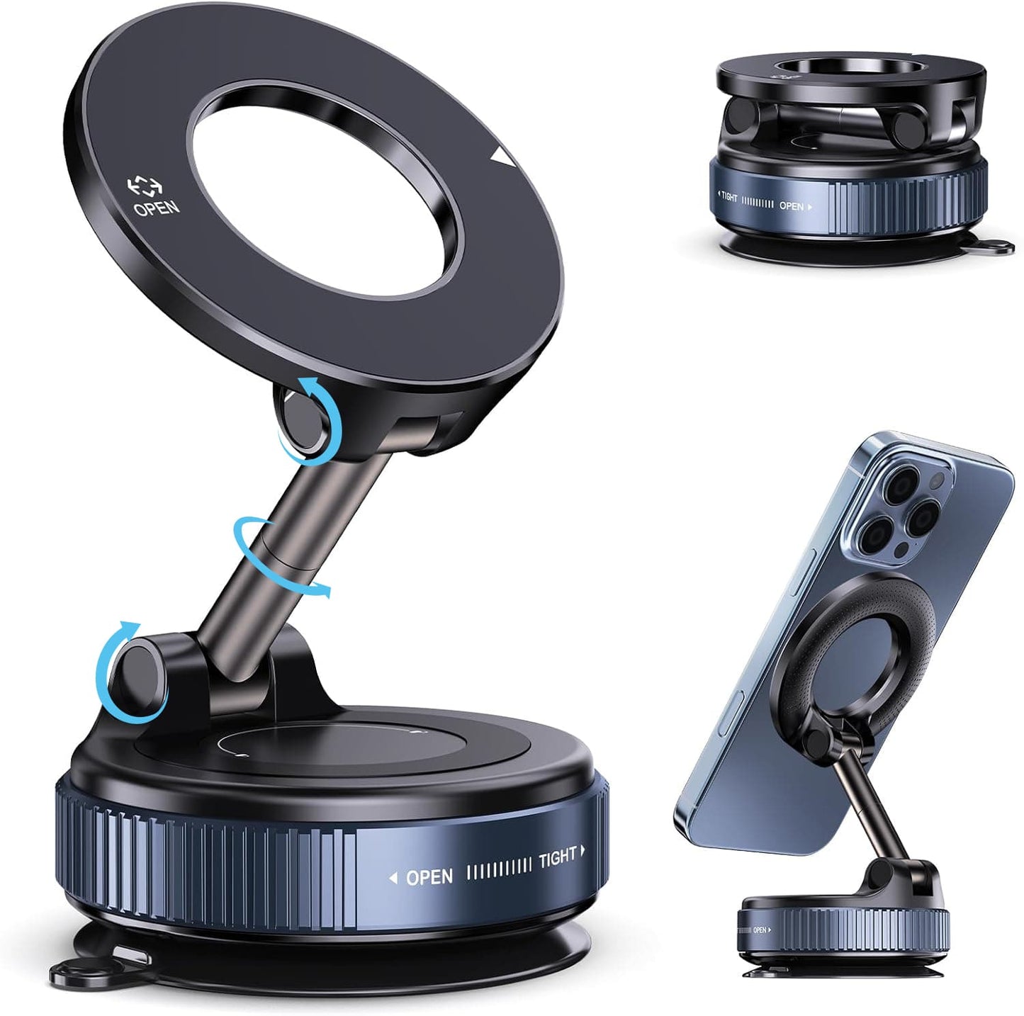 MagLock 360° Foldable Magnetic Phone Mount