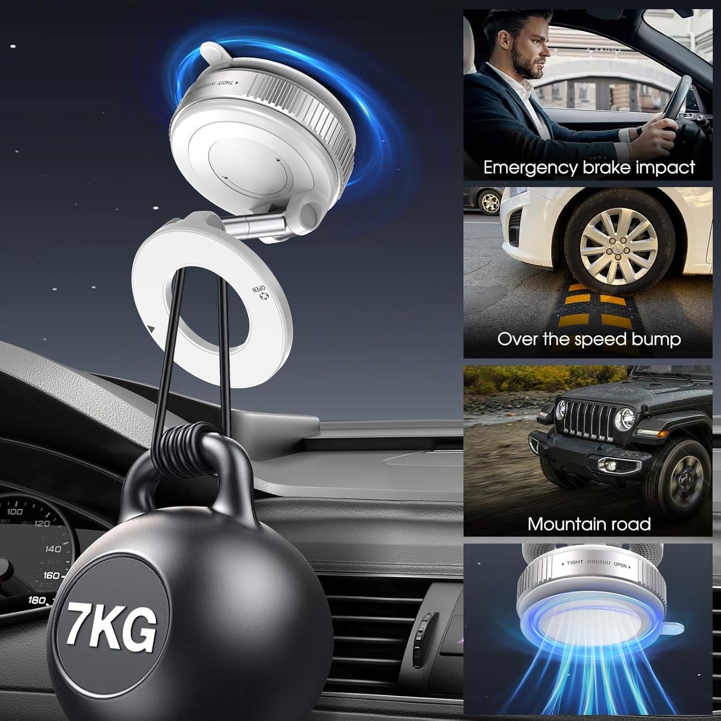 MagLock 360° Foldable Magnetic Phone Mount